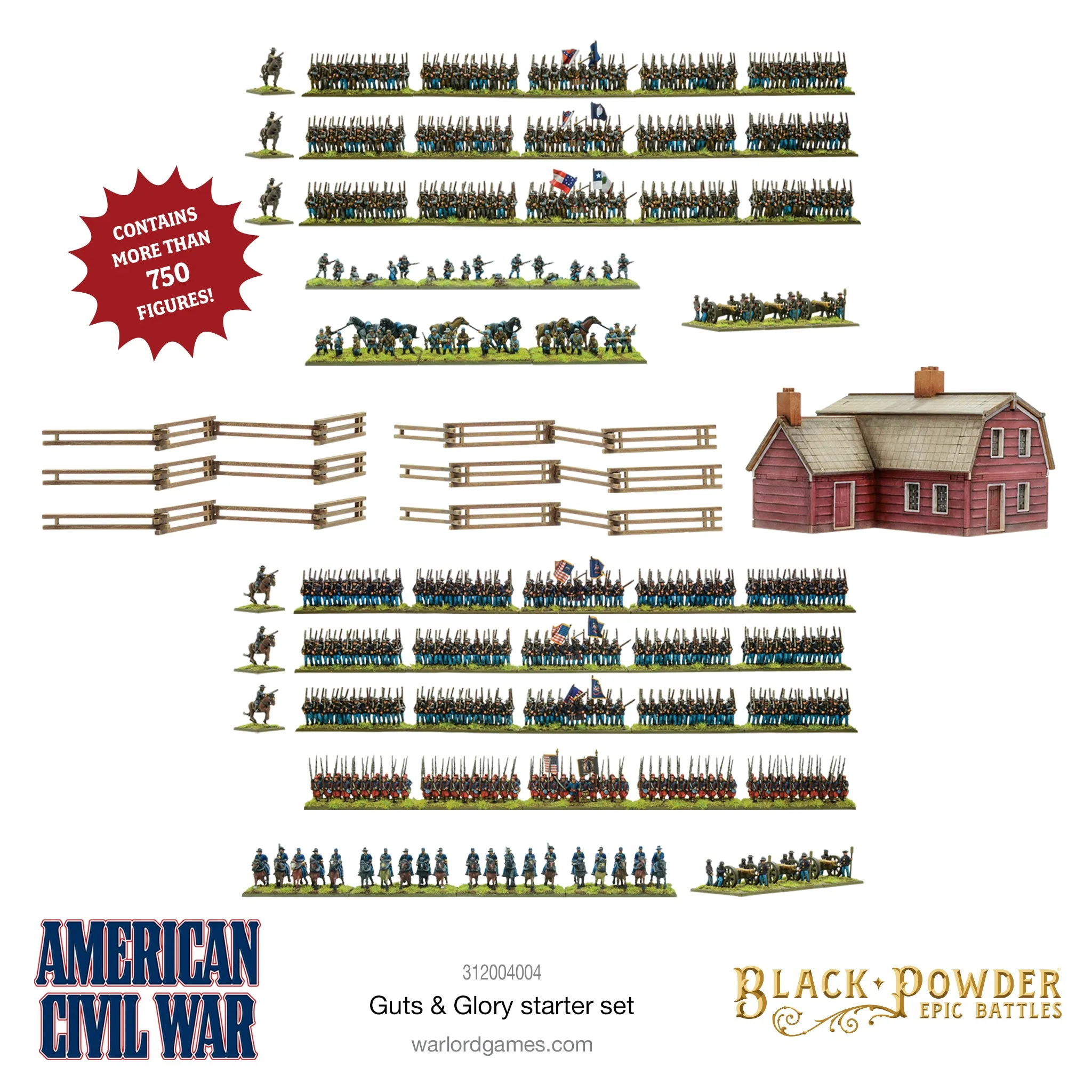 BP Epic Battles: American Civil War Guts & Glory starter set - Imagen 2